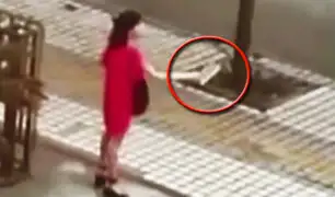 China: Mujer amenaza a decenas de personas con un machete