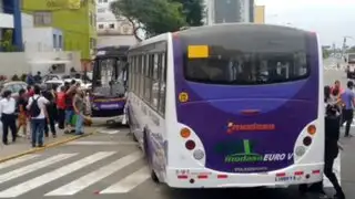 Jesús María: choque de buses deja al menos 12 heridos en avenida Brasil