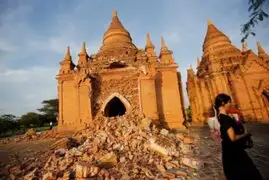 Continúan labores de rescate tras terremoto en Birmania