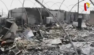 Irak: incendio en campo de refugiados