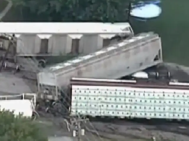 EEUU: tren de carga se descarriló en Kentucky