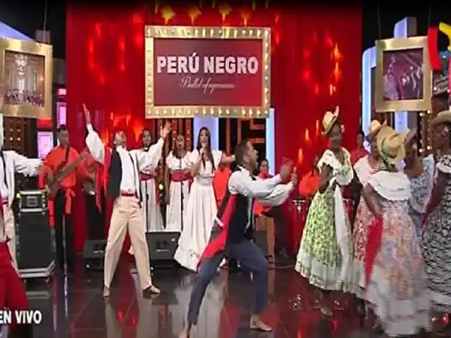 Perú Negro nos regaló una presentación de lujo en Porque Hoy es Sábado