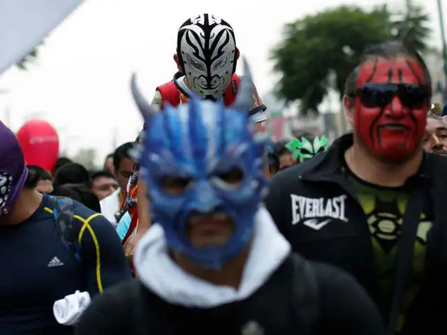 México: luchadores peregrinan en homenaje a la Virgen de Guadalupe