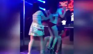 Facebook: Así explota una joven cuando ve a su novio con una stripper en un club [VIDEO]