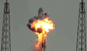 YouTube: Video muestra un supuesto OVNI en explosión de cohete Falcon 9 [VIDEO]
