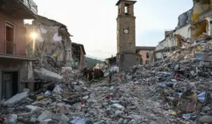 Italia: drones muestran destrozos de terremoto en Amatrice