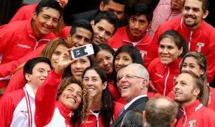 Pedro Pablo Kuczynski rindió homenaje a deportistas olímpicos