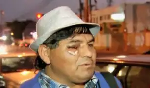 Falso mendigo agredió a chofer de bus en Miraflores