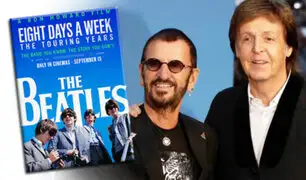 Paul McCartney y Ringo Starr, emocionados en la presentación del nuevo documental de Los Beatles
