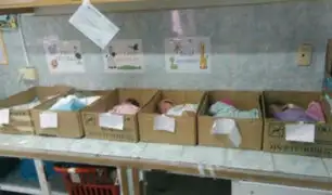 Venezuela: colocan a bebés recién nacidos en cajas de cartón