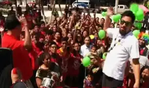 Aldo Miyashiro llegó a Iquitos por gira de la Teletón 2016