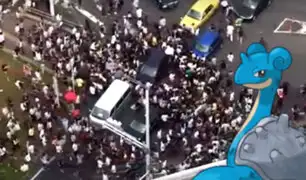 YouTube: Hordas de japoneses fuera de control invaden calles de Tokio por Pokémon GO [VIDEO]
