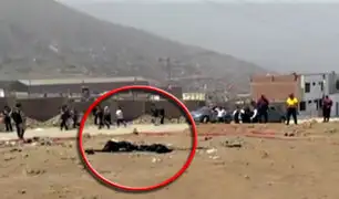 Encuentran restos calcinados de dos personas en Jicamarca
