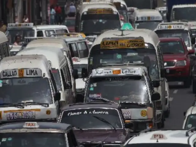 Buscan crear única autoridad de transporte en Lima y Callao
