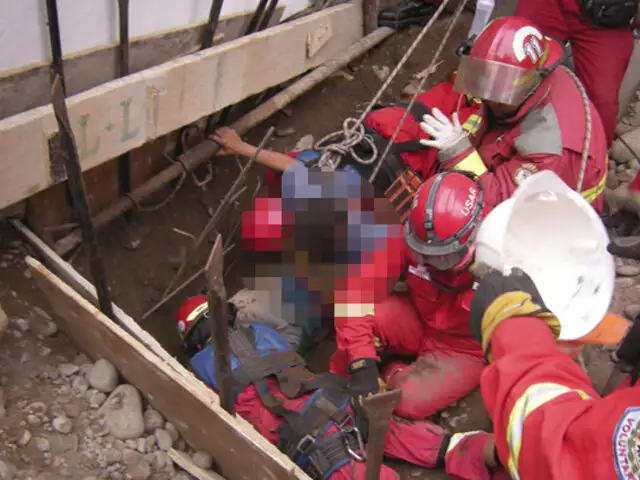 Los Olivos: un muerto y cinco heridos deja derrumbe en obra de construcción