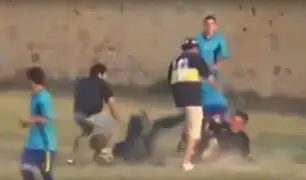 YouTube: árbitro recibe brutal golpiza tras cobrar un penal