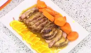 Aprende una receta casera para preparar cerdo en salsa de naranja
