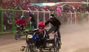 Rápidos y Furiosos a la Huancaína: una tradicional carrera de mototaxis