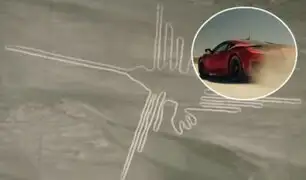 YouTube: Un auto dibuja las Líneas de Nazca en desierto de EEUU [VIDEO]