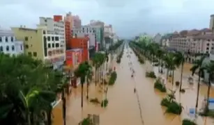 China: paso del tifón ‘Sarika’ causas inundaciones y graves daños