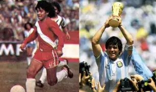 Diego Armando Maradona celebra 40 años de su debut como profesional