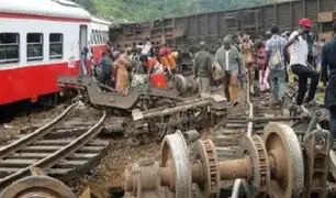 Descarrilamiento de tren deja más de 50 muertos en Camerún