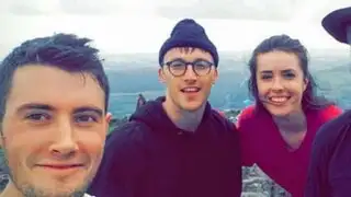 Excursionistas se encontraron con una estrella de Hollywood en Irlanda