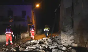 Terremotos causaron grandes daños materiales en Italia
