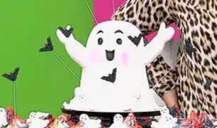 Aprende a preparar una torta en forma de fantasma para Halloween