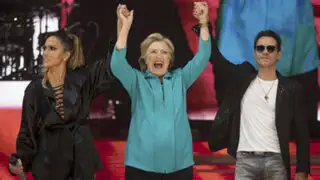 Jennifer López y Marc Anthony se unen para apoyar a Hillary Clinton