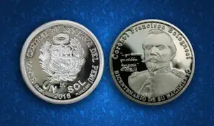 BCR: emite nueva moneda alusiva a los 200 años del nacimiento de Francisco Bolognesi