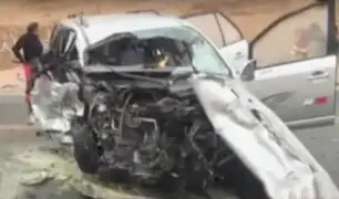 Choque entre autos deja 7 muertos y 3 heridos en Moquegua