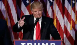 Donald Trump ofreció su primer discurso tras ganar elecciones presidenciales