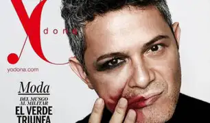 Alejandro Sanz se maquilla para campaña contra la violencia de género