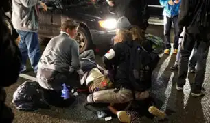 EEUU: una persona herida de bala durante protesta contra Donald Trump