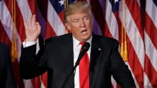 Donald Trump dio su primera conferencia de prensa como presidente electo