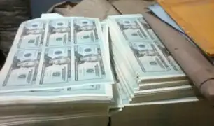 Policía capturó a banda internacional dedicada a falsificar billetes
