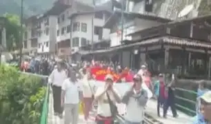 Cusco: bloquean calles y vías de tren durante paro de 48 horas