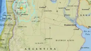 Sismo de 6.4 grados de magnitud remeció Argentina