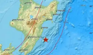 Sismo 5,6 grados de magnitud sacude Nueva Zelanda