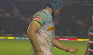 Impactantes imágenes: espeluznante lesión de un jugador de rugby