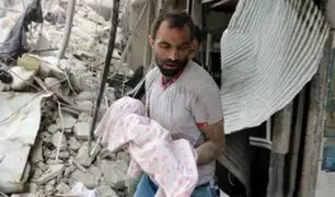 Siria: hospital geriátrico queda destruido tras fuerte bombardeo