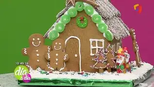 Aprende a hacer una casa navideña de galleta de jengibre