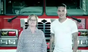 Nancy Lange y Paolo Guerrero se unen en campaña a favor de los bomberos