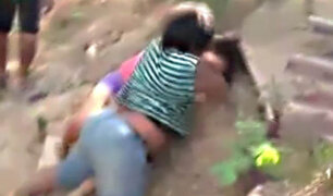 Dos mujeres se pelean violentamente por posesión de terreno en Iquitos