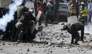 EXCLUSIVO: comuneros intentan tomar comisaría para quemar vivos a abigeos en Huari