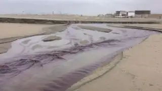 Clausuran balneario en Lurín: playas están contaminadas por desagüe