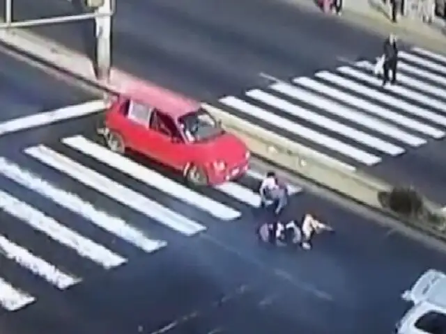 Chaclacayo: conductores atropellan a dos menores y se dan a la fuga