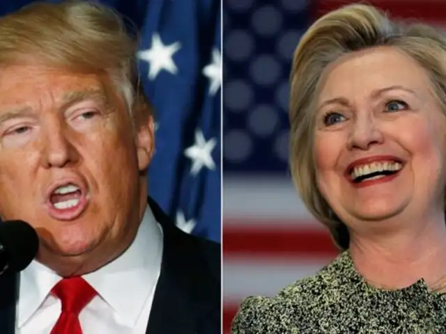 Donald Trump y Hillary Clinton pelean voto a voto la presidencia de EEUU