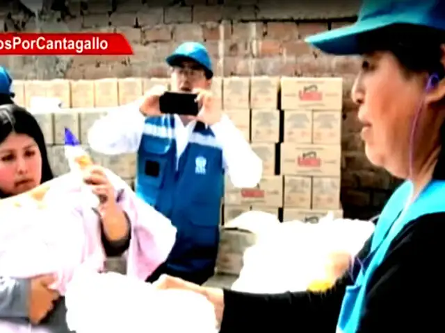 Cantagallo: damnificados recibieron donaciones tras campaña de Panamericana y Adra Perú